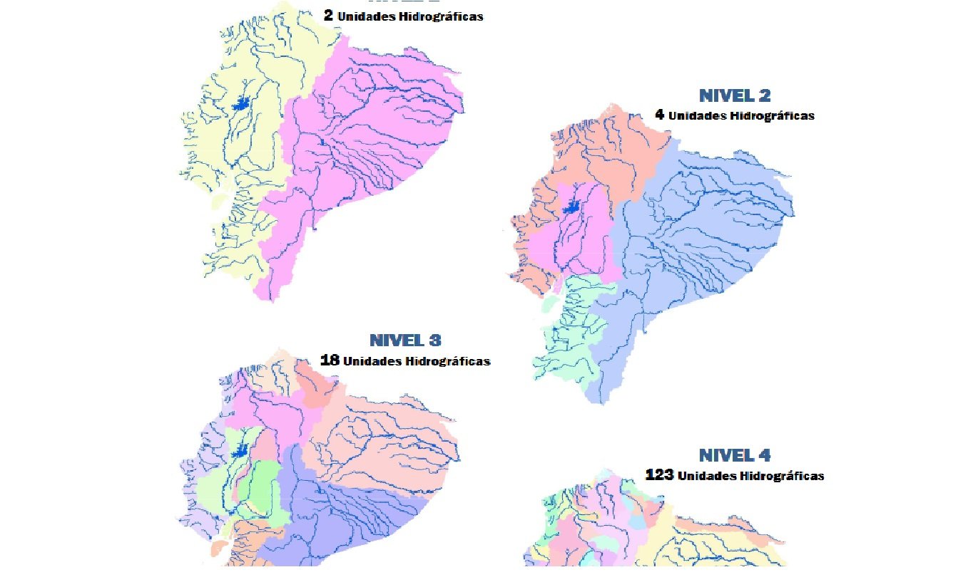 Descargar SHP de las cuencas hidrográficas de Ecuador Don Franz